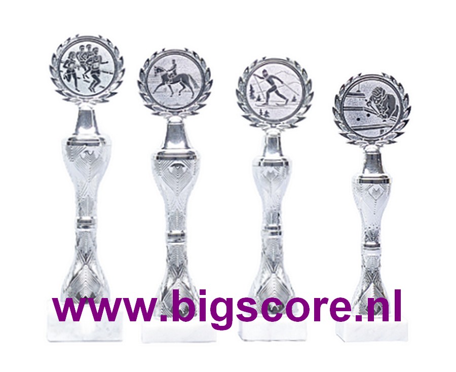 Z543 Kunststofbeker Zilver